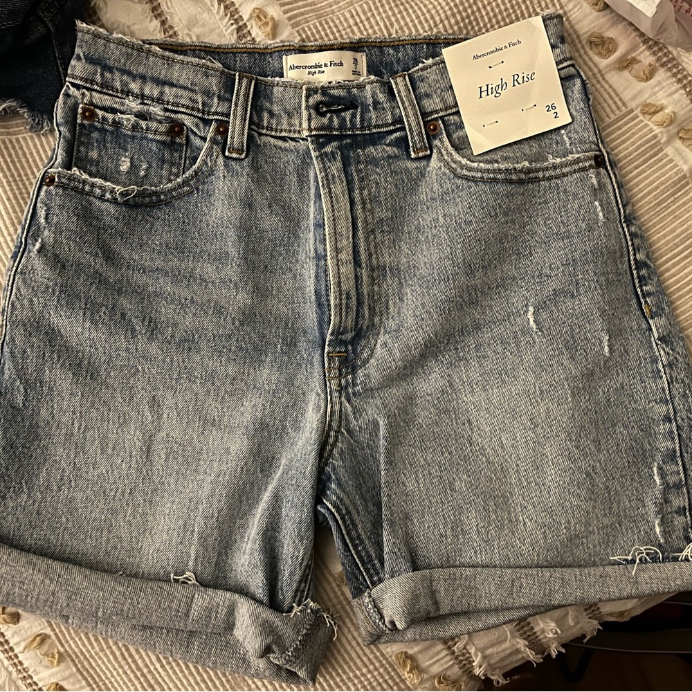 Abercrombie and Fitch High Rise shorts